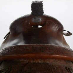 NRS Used 15.5in Elite Custom Saddlery Team Roper -NRS || STANCE || Classic Shop 01 1103TR 03