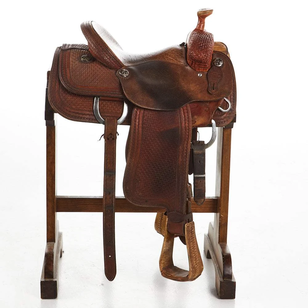 NRS Used 14in Coat`s Lazy L Team Roper 3 NRS Used 14in Coat`s Lazy L Team Roper