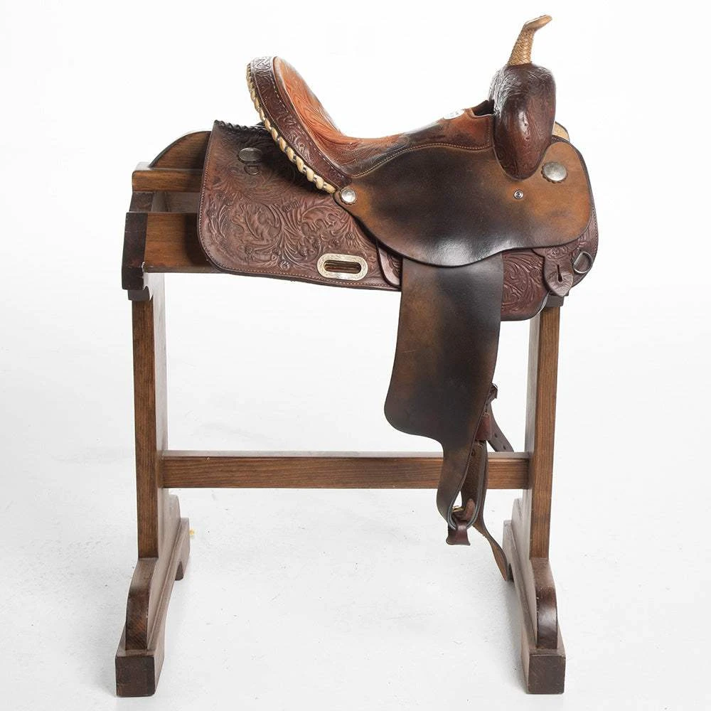 NRS Used 14in. Circle Y Barrel Saddle 4 NRS Used 14in. Circle Y Barrel Saddle - Image 2