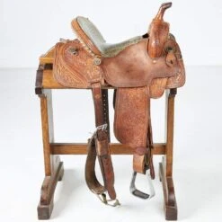 NRS Used 14.5in Double J Lynn Mackenzie Barrel Saddle 6 NRS Used 14.5in Double J Lynn Mackenzie Barrel Saddle -NRS || STANCE || Classic Shop 02 388BR 02