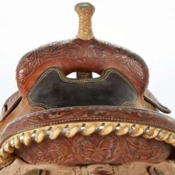 NRS Used 14in Fort Worth Saddlery Barrel Saddle -NRS || STANCE || Classic Shop 02 411BR 03