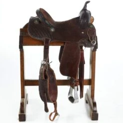 NRS Used 14in Jeff Smith Jackie Ganter Barrel Saddle 6 NRS Used 14in Jeff Smith Jackie Ganter Barrel Saddle -NRS || STANCE || Classic Shop 02 415BR 02
