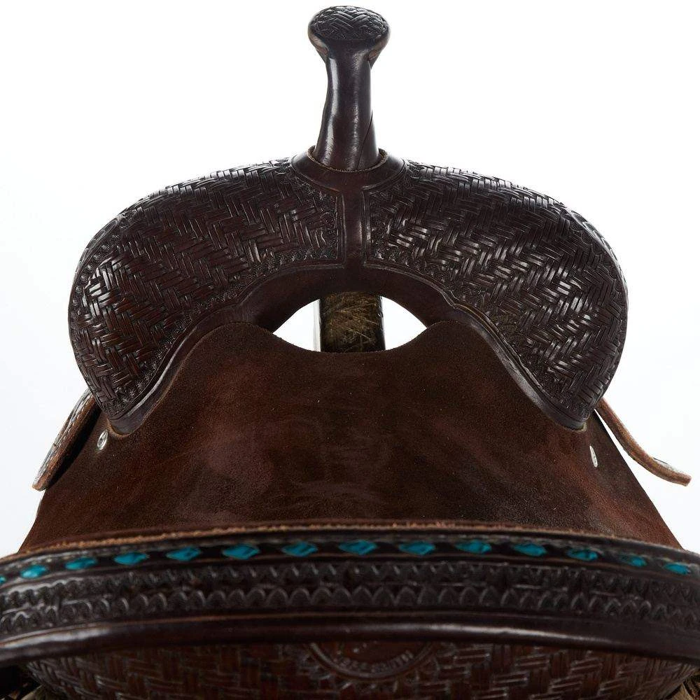 NRS Used 14in Jeff Smith Jackie Ganter Barrel Saddle 5 NRS Used 14in Jeff Smith Jackie Ganter Barrel Saddle - Image 3