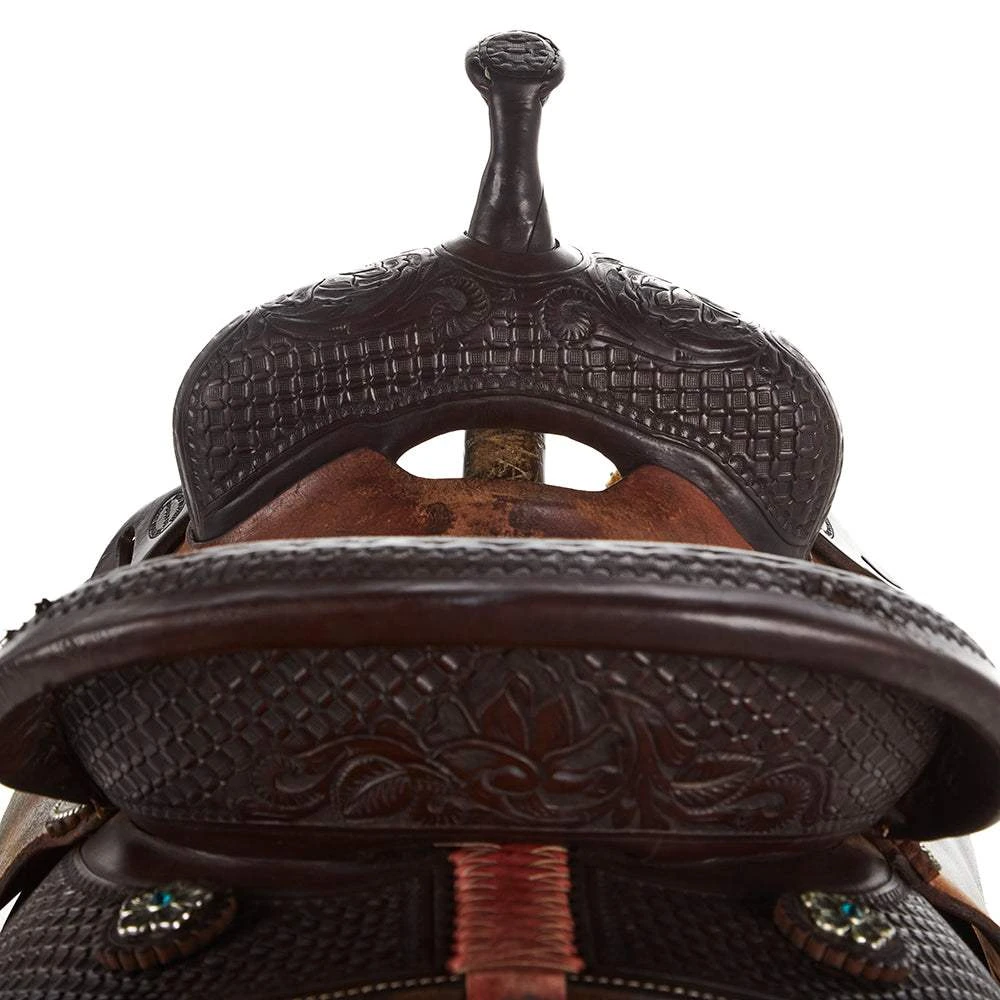 NRS Used 14.25in Fort Worth Saddlery Barrel Saddle 5 NRS Used 14.25in Fort Worth Saddlery Barrel Saddle - Image 3