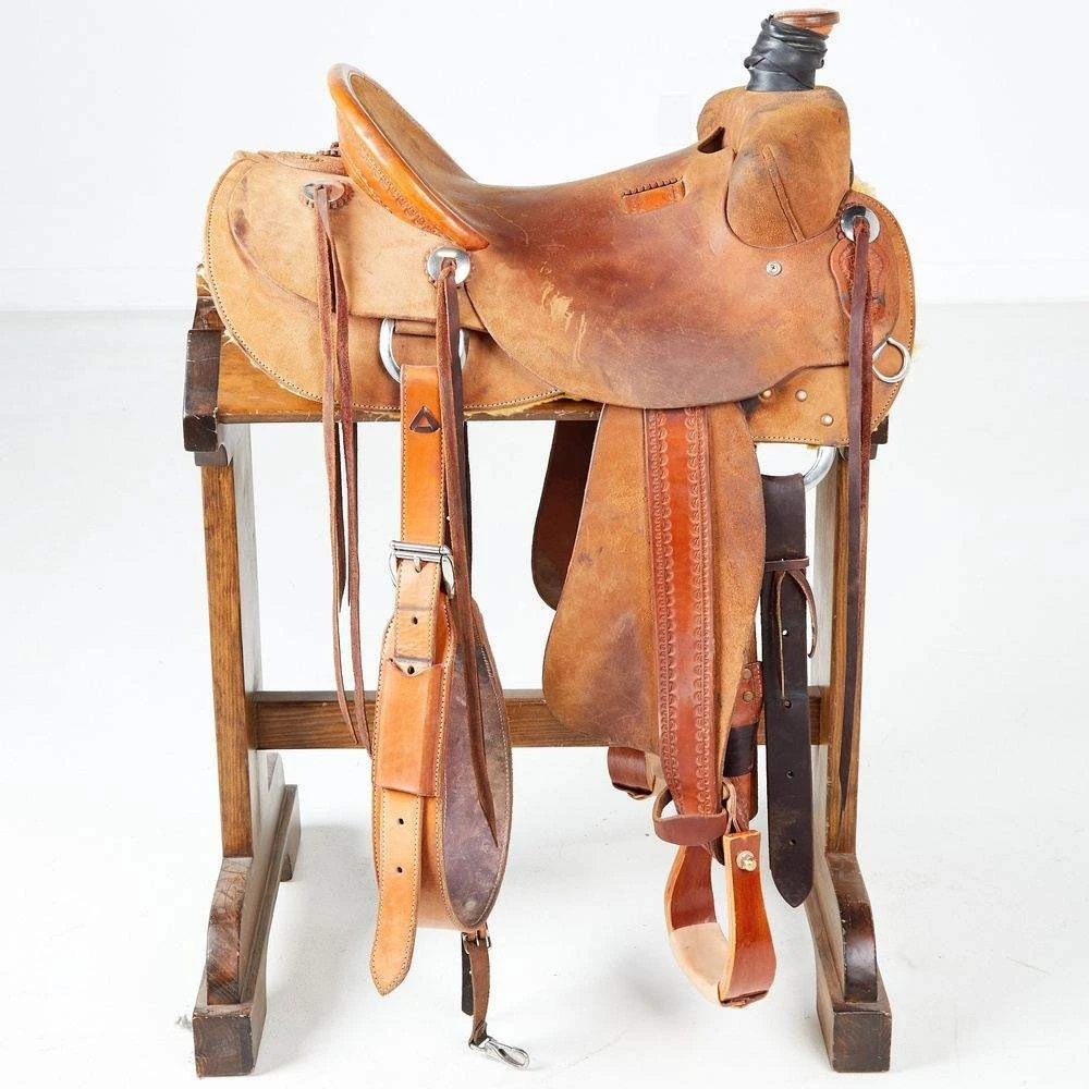 NRS Used 16in Larry Cox Ranch Roper 4 NRS Used 16in Larry Cox Ranch Roper - Image 2