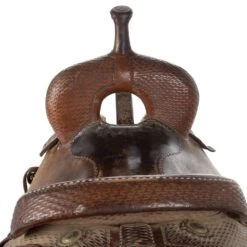 NRS Used 17' Cajun Saddlery Cutting Saddle -NRS || STANCE || Classic Shop 04 112C 2