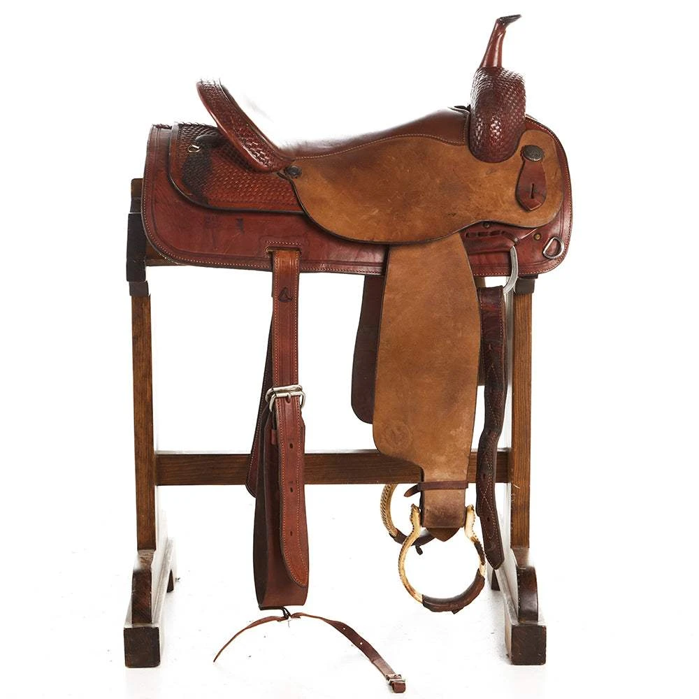 NRS Used 17in Circle Y Cutting Saddle 4 NRS Used 17in Circle Y Cutting Saddle - Image 2