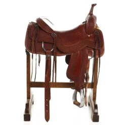 NRS Used 17in Cory Cooper Cutting Saddle 6 NRS Used 17in Cory Cooper Cutting Saddle -NRS || STANCE || Classic Shop 04 158C 1