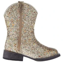 Roper Toddler Silver Glitter Galor Cowgirl Boot -NRS || STANCE || Classic Shop 09 017 1903 2994 05