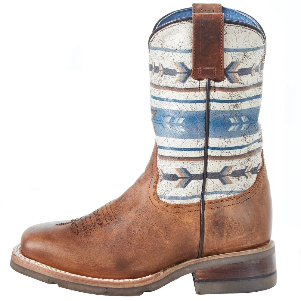 Roper Kids Cowboy Aztec Square Toe Boot 4 Roper Kids Cowboy Aztec Square Toe Boot - Image 2