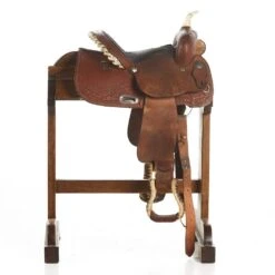 NRS Used 12.5in Billy Cook Youth Barrel Saddle -NRS || STANCE || Classic Shop 10 059YBR 1