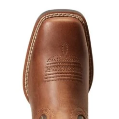 Ariat Childrens Brown Amos Square Toe Western Boot -NRS || STANCE || Classic Shop 10040332 4