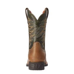 Ariat Youth Distressed Brown Alfalfa Firecatcher Cowboy Boot -NRS || STANCE || Classic Shop 10042414 3