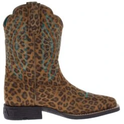 Ariat Kids Primetime Faded Leopard Boot -NRS || STANCE || Classic Shop 10044422 05