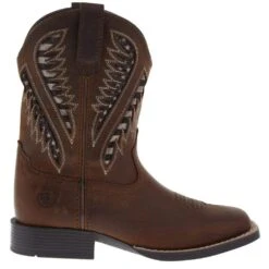 Ariat Kids Quickdraw Venttek Distressed Brown Boot -NRS || STANCE || Classic Shop 10044485 03