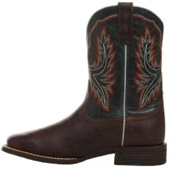 Ariat Youth Wilder Hat Box Brown And Deepest Teal Boot -NRS || STANCE || Classic Shop 10047010 03
