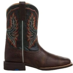 Ariat Youth Wilder Hat Box Brown And Deepest Teal Boot -NRS || STANCE || Classic Shop 10047010 05
