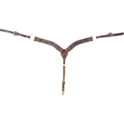 Cashel Company Chocolate Guns N Roses 2in. Breast Collar