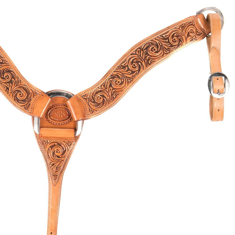 Nrs Competitors Natural Black Antique Cali Rose Breast Collar 3 Nrs Competitors Natural Black Antique Cali Rose Breast Collar