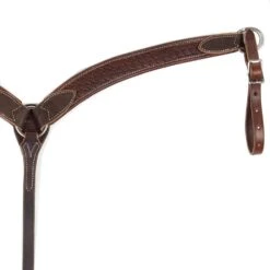 Martin Saddlery 1 3/4in Chocolate Twisted Wire Breast Collar