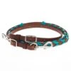 Martin Saddlery 5/8in Turquoise Laced Barrel Reins