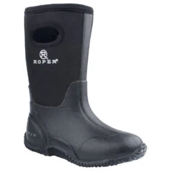 Roper Footwear Kids Black 10in. Neoprene Barnyard Boot