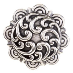 Rino Inc 1 1/2in Scalloped Scroll Concho