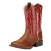 Ariat Youth Live Wire Wood And Mega Red Boot -NRS || STANCE || Classic Shop 121601 default l