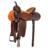 Martin Saddlery Martin Fearless Chocolate 1/2 Breed Mountain Daisy Barrel Saddle -NRS || STANCE || Classic Shop 129788 default l