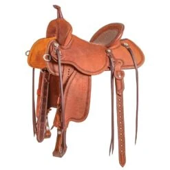 Martin Saddlery Martin Stingray Chestnut Roughout With San Carlos Border