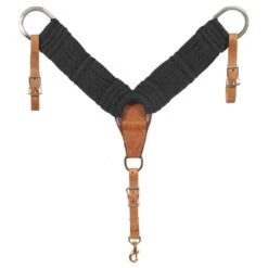 Mustang 100% Black Mohair Breast Collar
