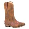 Roper Girls Brown Sparkles 9` Western Boot