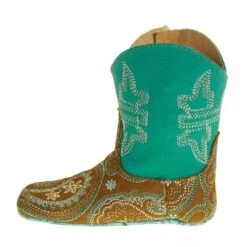 Tin Haul Footwear Infant Cowbaby Lil Paisley Boots -NRS || STANCE || Classic Shop 14 016 0007 0103 2