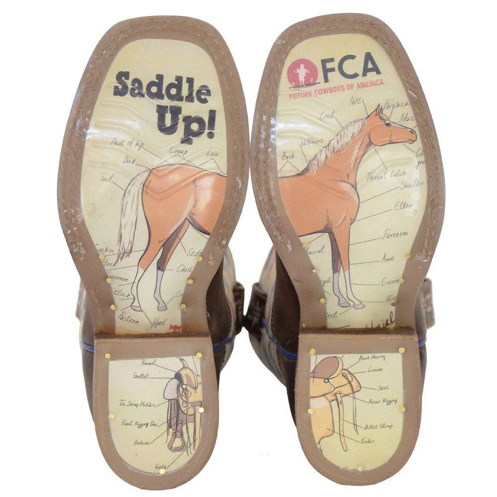 Tin Haul Kids Geronimo Saddle Up Sole Square Boot 5 Tin Haul Kids Geronimo Saddle Up Sole Square Boot - Image 3