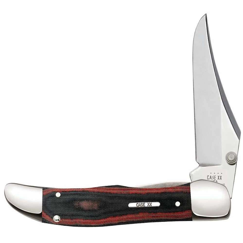 CASE XX Black Red Micarta - Kickstart Mid-Folding Hunter CA27855 3 CASE XX Black Red Micarta - Kickstart Mid-Folding Hunter CA27855