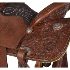 Nrs Competitors NRS Competitor Series Lily Flower Chocolate Roughout W/ Quilted Seat Barrel Saddle 11 Nrs Competitors NRS Competitor Series Lily Flower Chocolate Roughout W/ Quilted Seat Barrel Saddle -NRS || STANCE || Classic Shop 1411870 detail2
