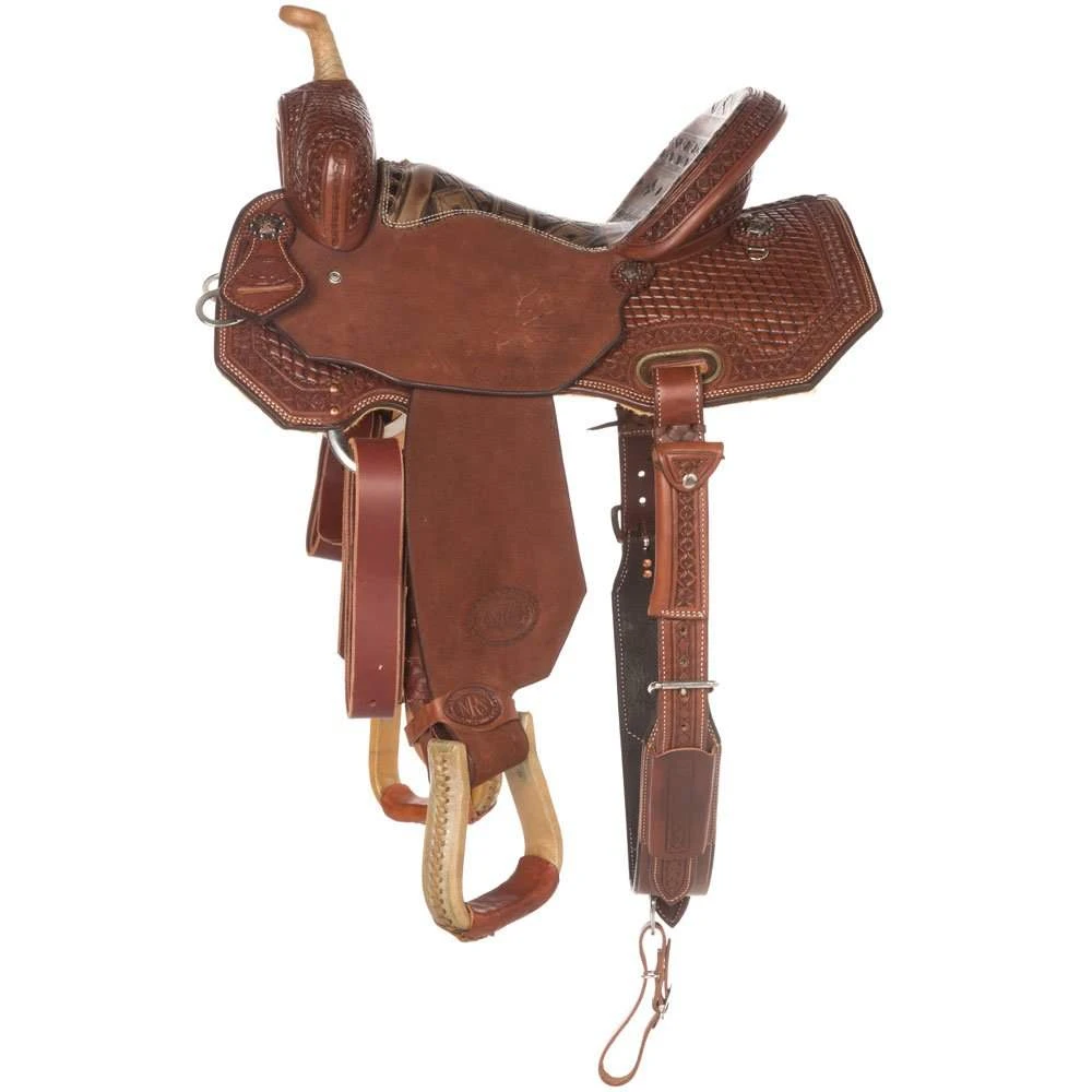 Nrs Competitors NRS Competitor Series Chocolate Half Breed Barrel Racing Saddle 4 Nrs Competitors NRS Competitor Series Chocolate Half Breed Barrel Racing Saddle - Image 2