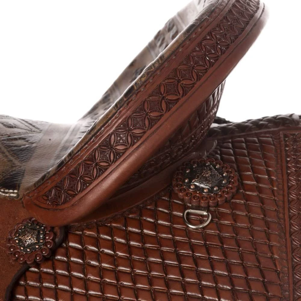 Nrs Competitors NRS Competitor Series Chocolate Half Breed Barrel Racing Saddle 6 Nrs Competitors NRS Competitor Series Chocolate Half Breed Barrel Racing Saddle - Image 4
