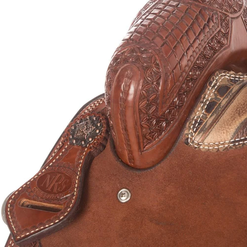Nrs Competitors NRS Competitor Series Chocolate Half Breed Barrel Racing Saddle 7 Nrs Competitors NRS Competitor Series Chocolate Half Breed Barrel Racing Saddle - Image 5