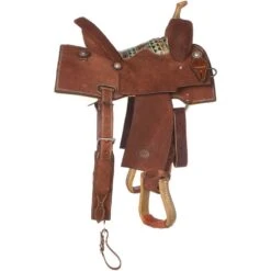 Nrs Competitors NRS Competitor Series Chocolate Youth Roughout Barrel Racing Saddle -NRS || STANCE || Classic Shop 1411897Y 21