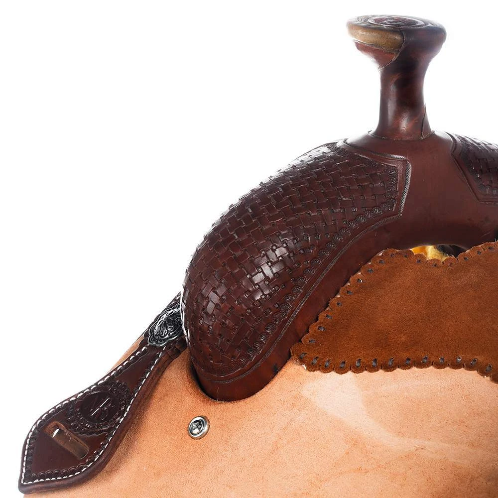 Nrs Competitors Heavy Oil 1/2 Breed Tapete Grande All Around Youth Saddle 6 Nrs Competitors Heavy Oil 1/2 Breed Tapete Grande All Around Youth Saddle - Image 4