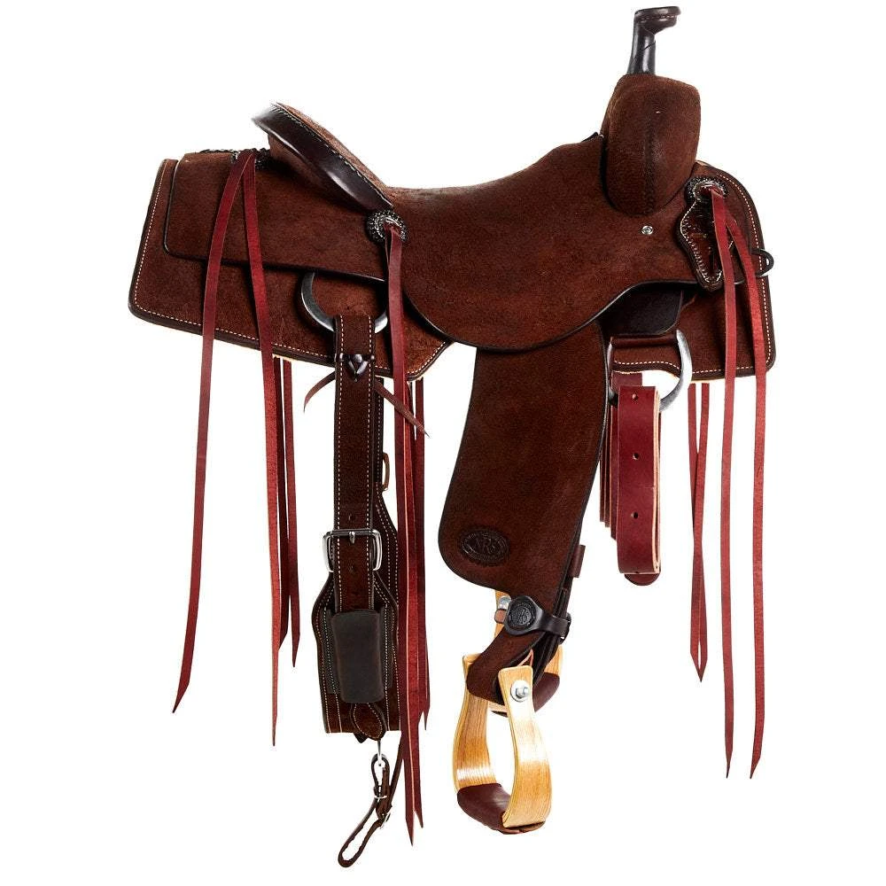 Nrs Competitors Chocolate Roughout Ranch Cutter Saddle 4 Nrs Competitors Chocolate Roughout Ranch Cutter Saddle - Image 2