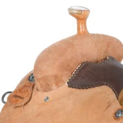 Nrs Competitors Natural Roughout Bullhide Seat Youth Team Roping Saddle -NRS || STANCE || Classic Shop 1412136Y 41