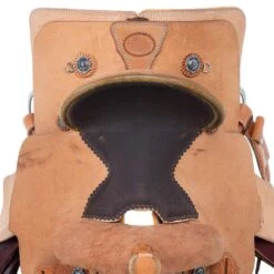 Nrs Competitors Natural Roughout Bullhide Seat Youth Team Roping Saddle -NRS || STANCE || Classic Shop 1412136Y 51
