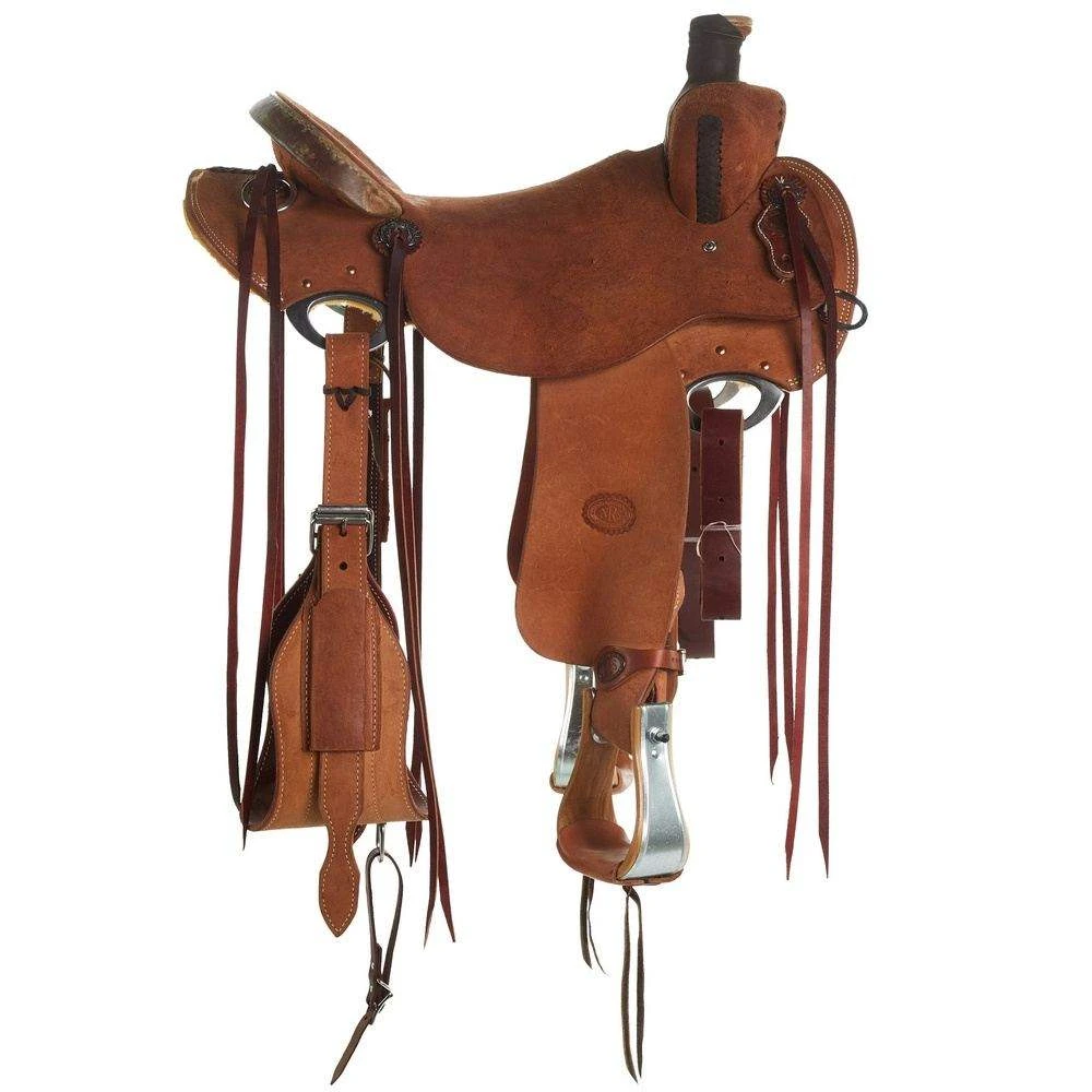 Nrs Competitors Heavy Oil Roughout Strip Down Ranch Roping Saddle 4 Nrs Competitors Heavy Oil Roughout Strip Down Ranch Roping Saddle - Image 2