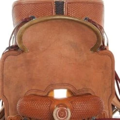 Nrs Competitors Natural 1/2 Breed Basket Stamp Youth Team Roping Saddle 11 Nrs Competitors Natural 1/2 Breed Basket Stamp Youth Team Roping Saddle -NRS || STANCE || Classic Shop 1412188 05