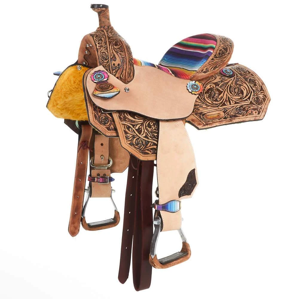 Tough 1 10` Serape Print Saddle (Side To Side) 3 Tough 1 10` Serape Print Saddle (Side To Side)