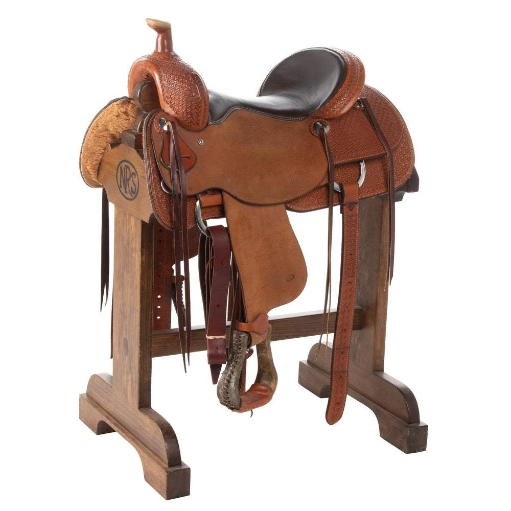 NRS Used 15.5in Four T Saddlery Ranch Cutter 3 NRS Used 15.5in Four T Saddlery Ranch Cutter