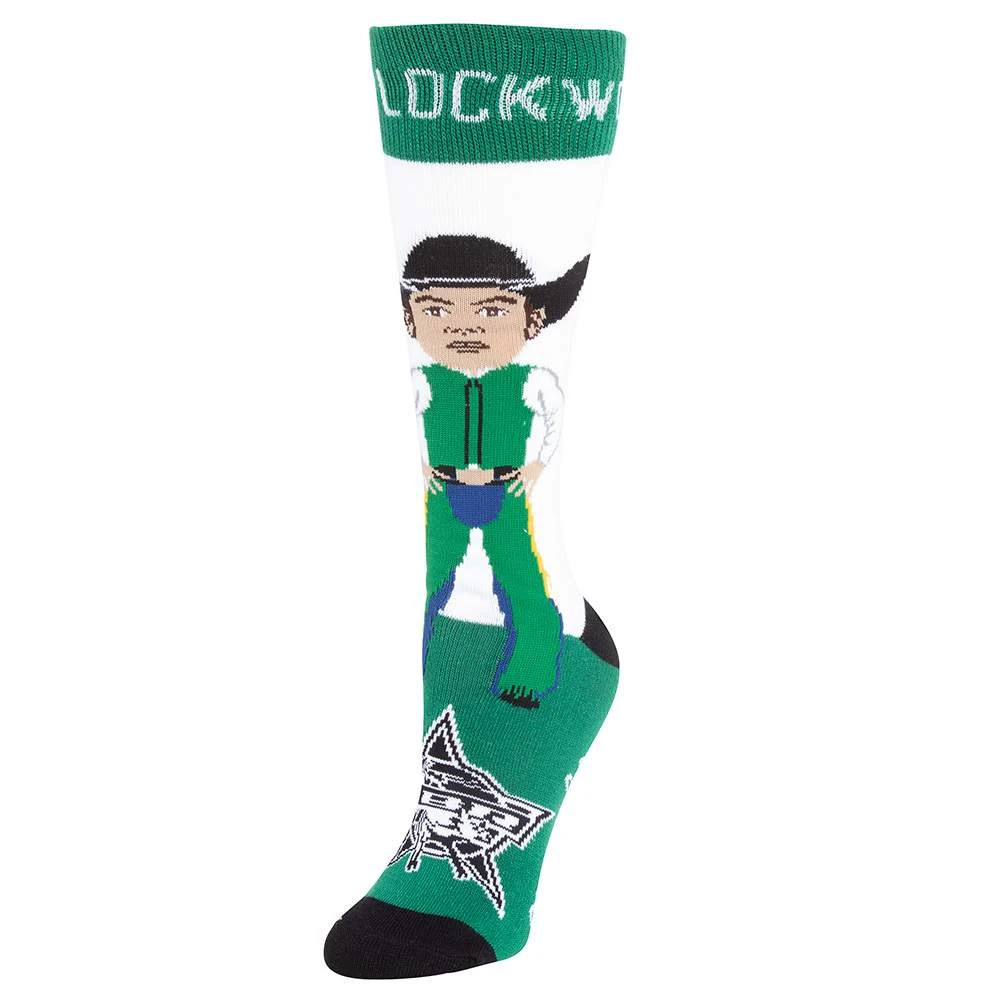 For Bare Feet Unisex FBF Wrangler PBR Jess Lockwood Signing Bonus OSFM Sock 3 For Bare Feet Unisex FBF Wrangler PBR Jess Lockwood Signing Bonus OSFM Sock
