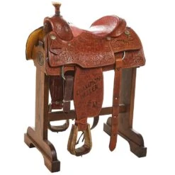 NRS Used 15.5in Cowboy Classic Full Floral Team Roper